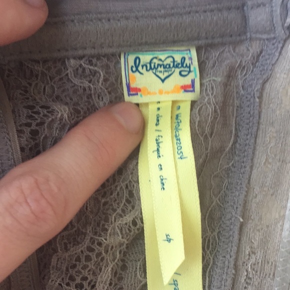 Free People taupe bandeau bralette S - Picture 4 of 5